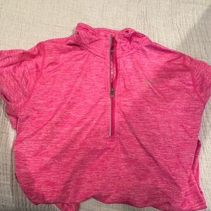 Nike 1/2 zip. Hot Pink Women’s size medium